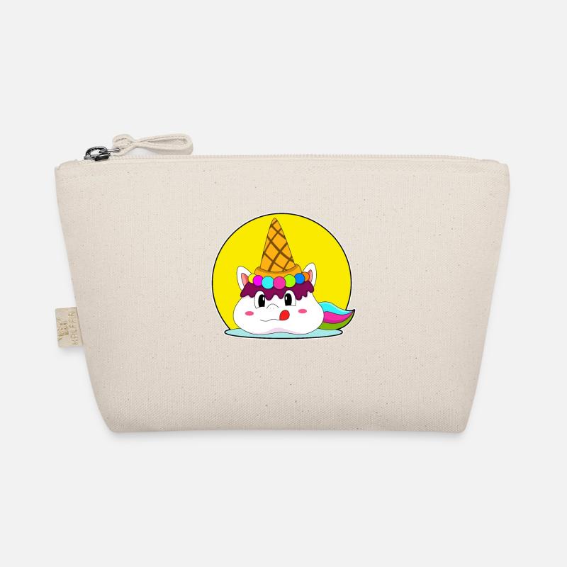 Einhorn mit Eiswaffel Bio-Täschchen