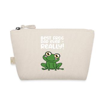 Truly the best frog father ever - Organic Pouch - nature - Front