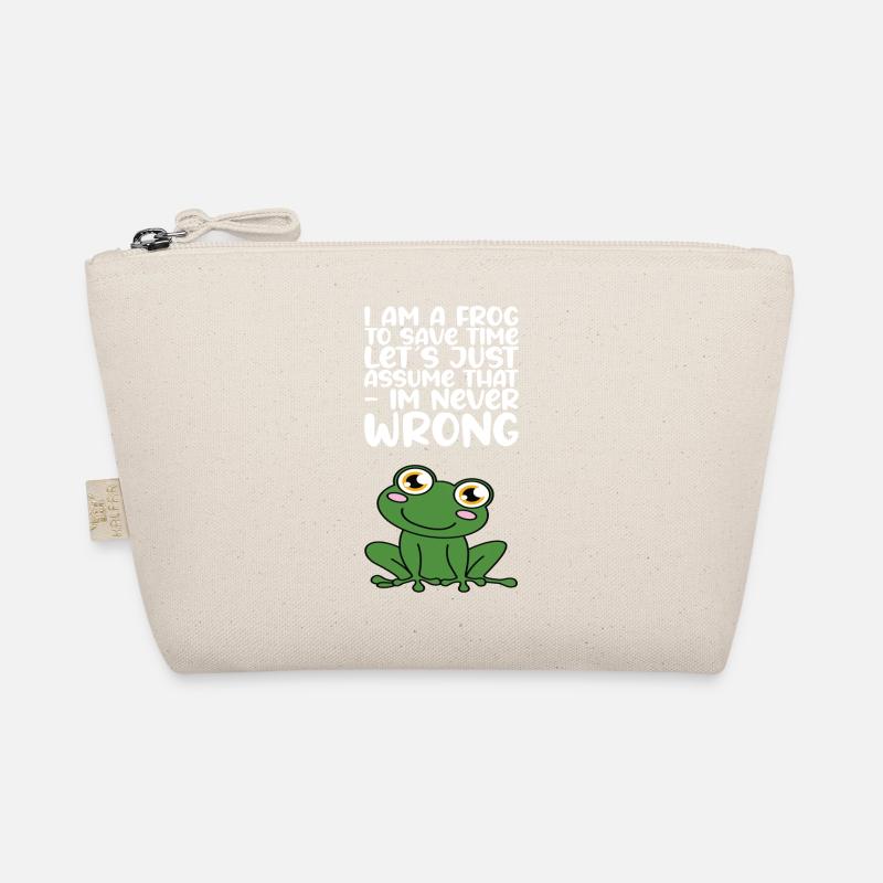 Ich Bin Ein Frosch - Bio-Täschchen - Natur