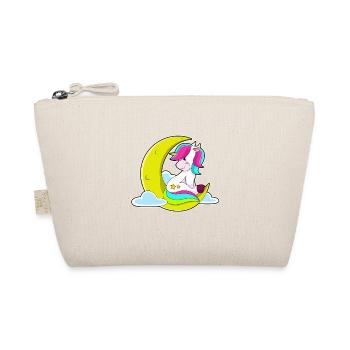 Einhorn Mond  - Bio-Täschchen - Natur - Vorne