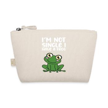 Je ne suis pas célibataire, j’ai une grenouille - Trousse biologique - nature - Devant