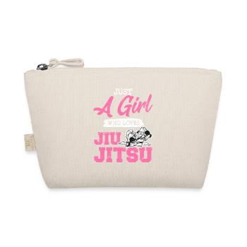 Just A Girl Who Loves Jiu Jitsu BJJ Brazilian JiuJ - Organic Pouch - nature - Front
