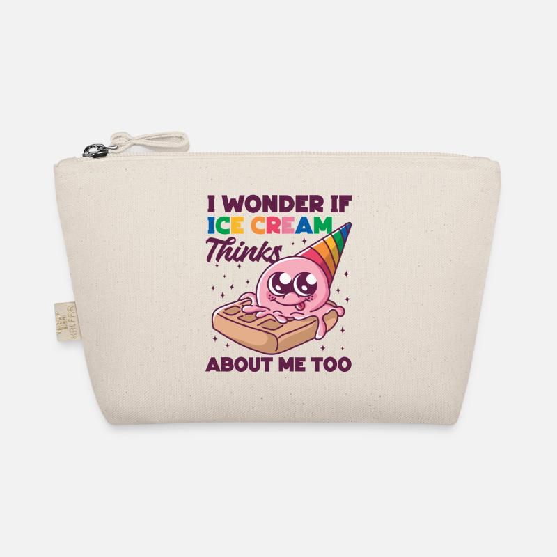 Cornet de crème glacée Je me demande si la glace Trousse biologique