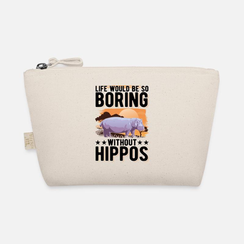 Nilpferd Geschenk Hippo Flusspferd Bio-Täschchen