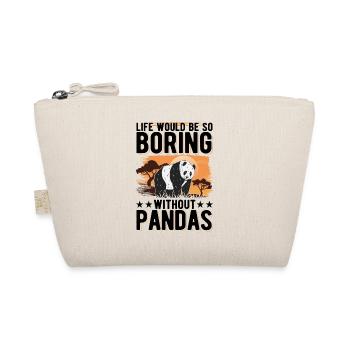 Life would be so boring without Pandas - Organic Pouch - nature - Front