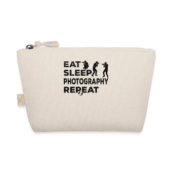 Camera Photographer Food Sleep Photography Lovers - Organic Pouch - nature - Front