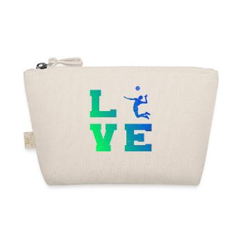 Beach Volley Joueur Volleyeur VolleyEur Hommes - Trousse biologique - nature - Devant