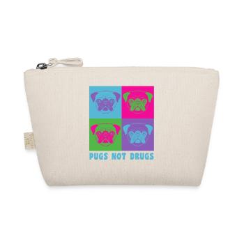 Pugs Not Drugs - Say No To Drugs - Bio-Täschchen - Natur - Vorne