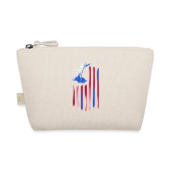 American Flag Deer - Bio-Täschchen - Natur - Vorne