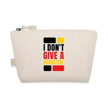 I don't give schnitzel dinner beer festival Bavaria - Organic Pouch - nature - Front