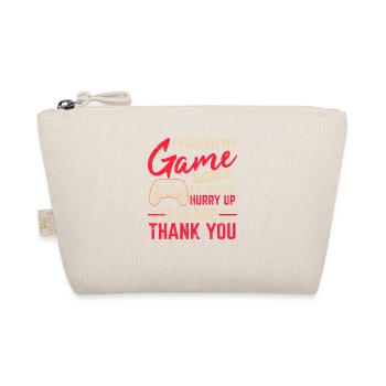 J’ai mis en pause mon jeu Drôle de joueur Drôle de jeu vidéo Gami - Trousse biologique - nature - Devant