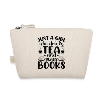 Juste une fille qui boit du thé et lit des livres - Trousse biologique - nature - Devant