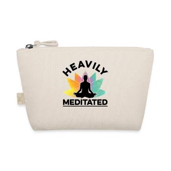 Heavily Meditated Meditate Meditation Relaxation B - Bio-Täschchen - Natur - Vorne