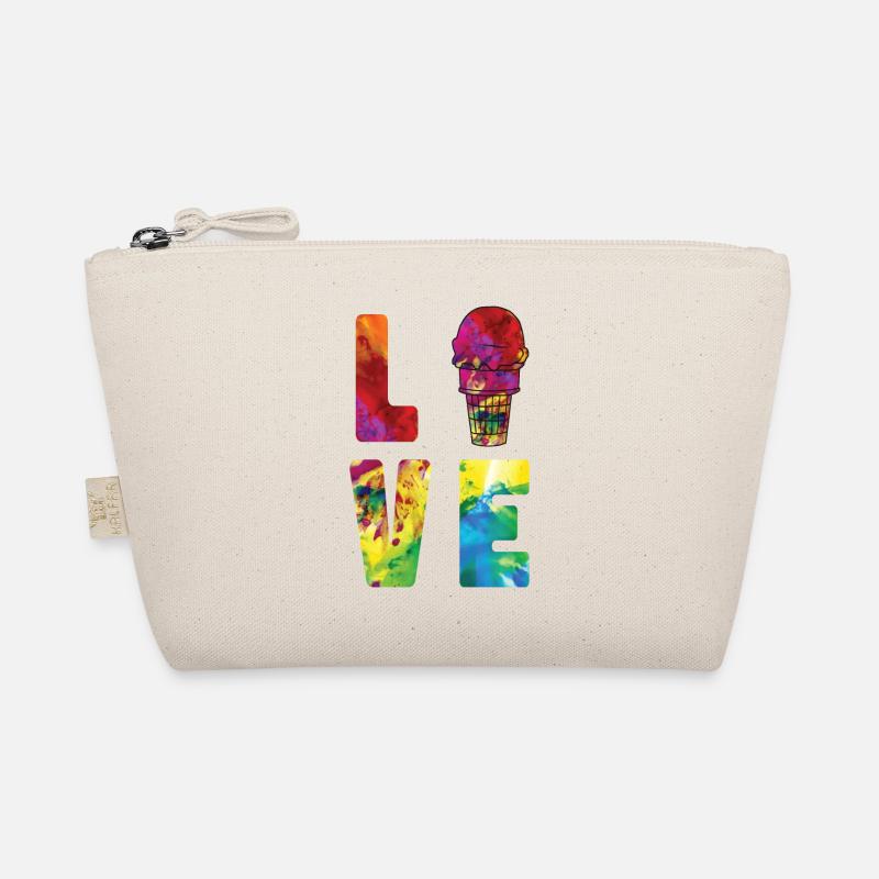 Crème glacée Aquarelle Cône Sundae Trousse biologique