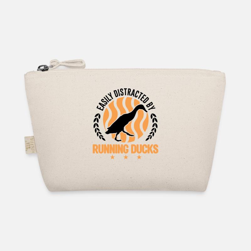 Easily distracted by Running Ducks Laufente Organic Pouch