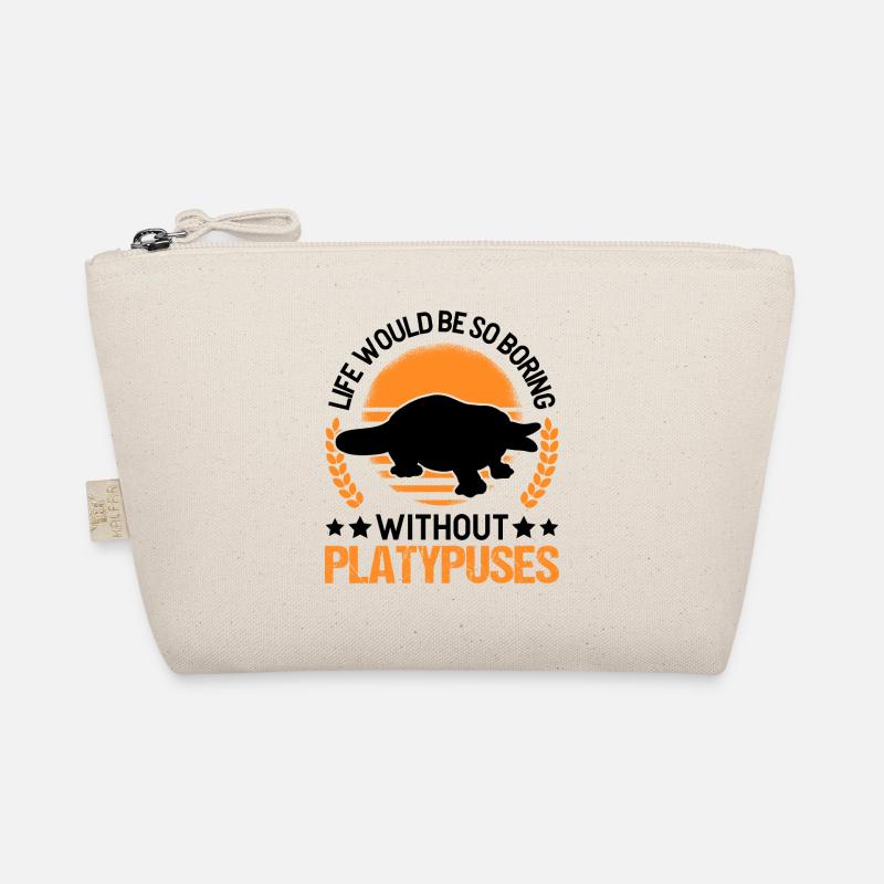 Schnabeltier Geschenk Platypus - Bio-Täschchen - Natur