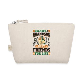 Grandpa and grandson, best friends for life. - Organic Pouch - nature - Front