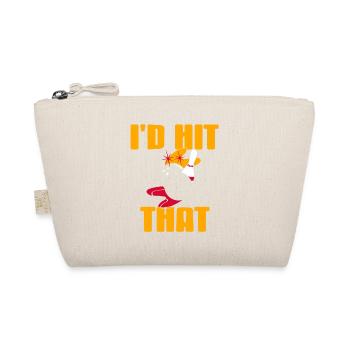 J’aurais frappé ce t-shirt de bowling drôle génial - Trousse biologique - nature - Devant