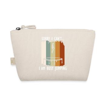 Busy Jumping Trampoline Trampoline Jumper - Organic Pouch - nature - Front