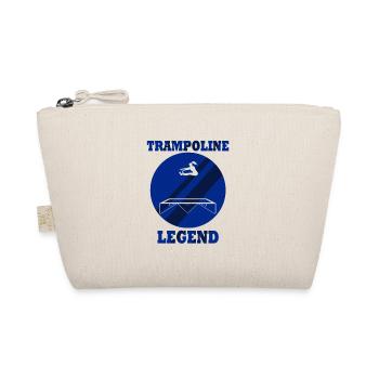 Trampoline Legend Ironic Saying Hobby Trampolinist - Organic Pouch - nature - Front