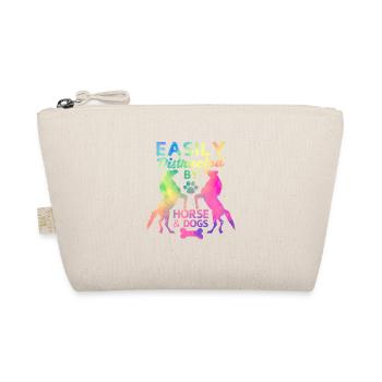 Facilement distrait des chevaux et des chiens Drôle - Trousse biologique - nature - Devant
