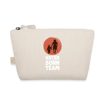 Japanischer Samurai Vater und Sohn Team Vatertag - Bio-Täschchen - Natur - Vorne