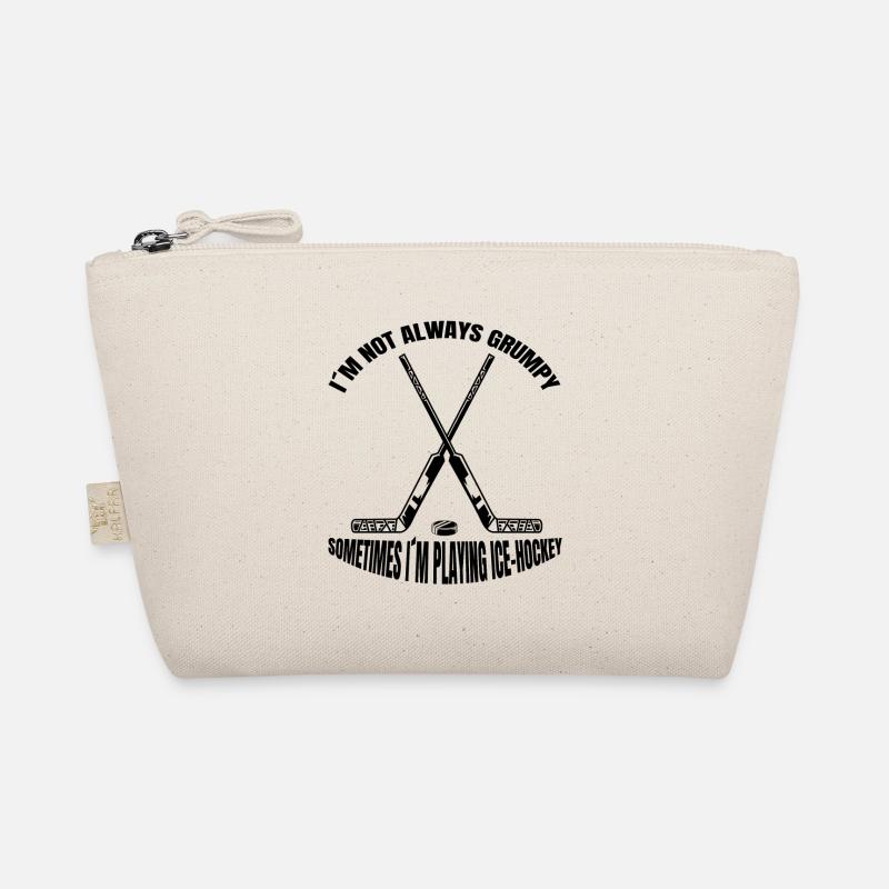 Eishockey Wintersport Eishockeyteam Geschenk Bio-Täschchen