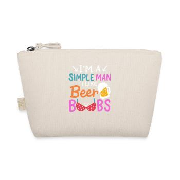 Beer And Boobs - Bio-Täschchen - Natur - Vorne