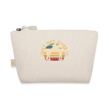 Just Get Over It Riding Show Jumping Riding - Organic Pouch - nature - Front