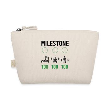 Gym milestone workout love - mon hobby fitness ruti - Trousse biologique - nature - Devant