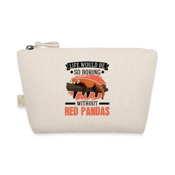 Roter Panda Geschenk Red Panda - Bio-Täschchen - Natur - Vorne