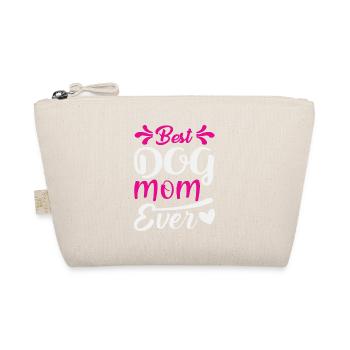 Best dog mom ever - Organic Pouch - nature - Front