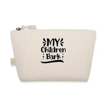 My kids bark - Organic Pouch - nature - Front
