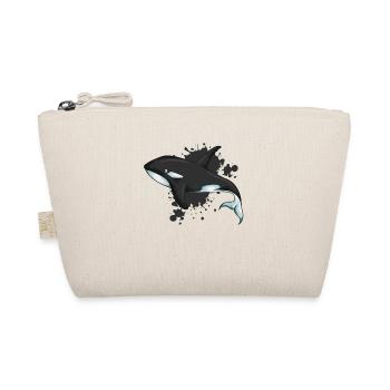 Marine Explorer Orca Design Orca Whale Outfit Kids - Organic Pouch - nature - Front