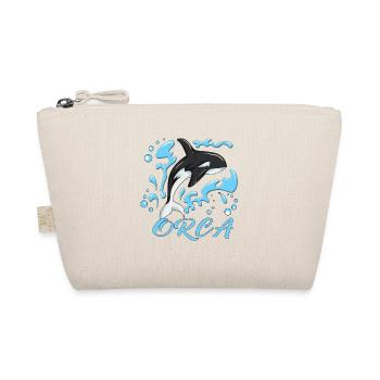 Whale Outfit Kids Adult Sweet Orca Killer Whale - Organic Pouch - nature - Front
