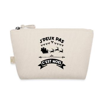 j'peux pas c'est noel noël Noël - Trousse biologique - nature - Devant