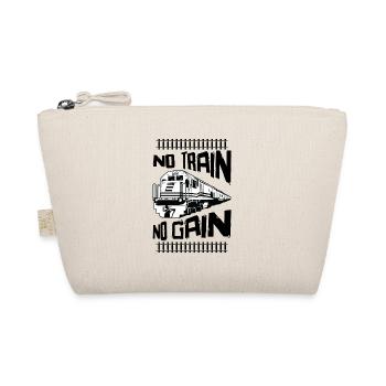 Train Transportation Locomotive Train Operator - Organic Pouch - nature - Front
