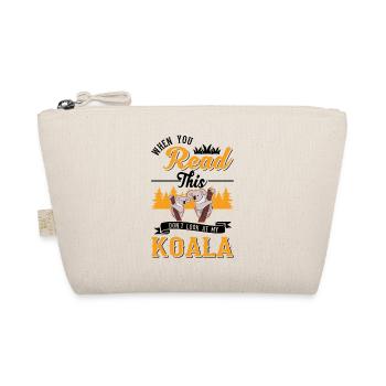 Koala Gift Koala Bear - Organic Pouch - nature - Front