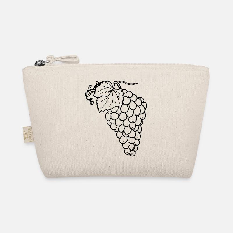 Traube Trauben Illustration Vektor Geschenkidee Bio-Täschchen