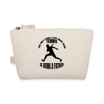 Tennis Père Raquette Papa Joueur de tennis Papa - Trousse biologique - nature - Devant