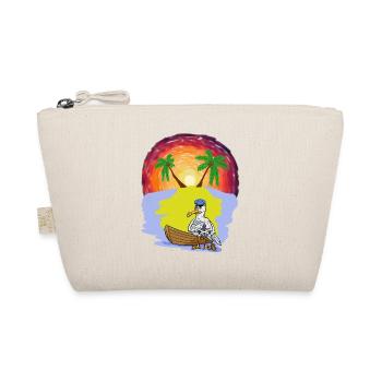 Ahoi Caribbean Island Rowing Boat Seagull Captain Trip - Organic Pouch - nature - Front