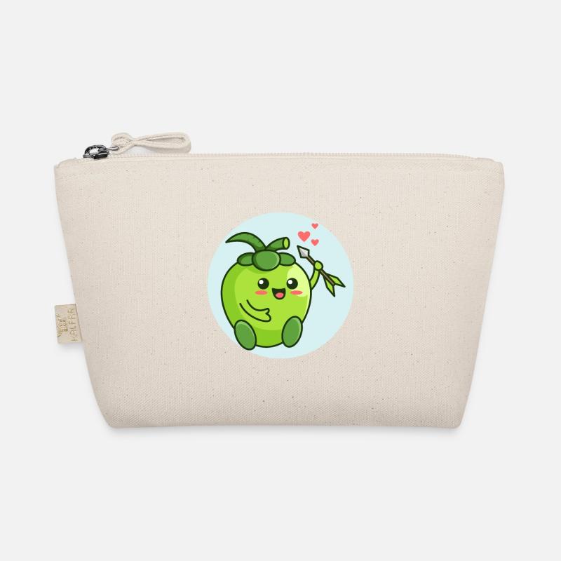 Süßer Bio-Apfel - Bio-Täschchen - Natur