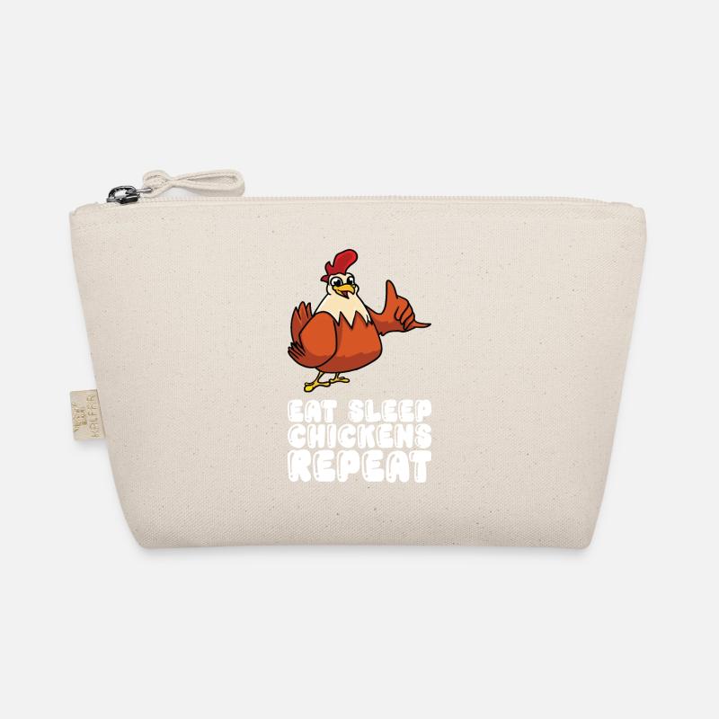 Eat Sleep Chickens Repeat Bio-Täschchen