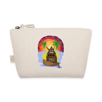 Adventure Leisure Travel Holiday Boat Caribbean Island - Organic Pouch - nature - Front
