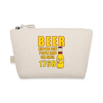 Beer Humor Ugly People Since 1768 - Organic Pouch - nature - Front