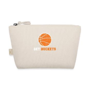 Get Buckets Basketball Player Basketball Fans Coac - Bio-Täschchen - Natur - Vorne