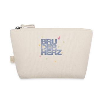 Bruderherz Bester Bruder der Welt Geschenkidee - Bio-Täschchen - Natur - Vorne