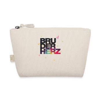 Bruderherz Bester Bruder der Welt Geschenkidee - Bio-Täschchen - Natur - Vorne