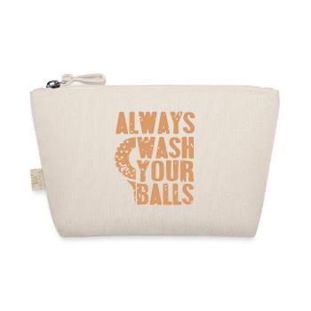Lavez toujours vos balles Drôle de t-shirt de golf - Trousse biologique - nature - Devant