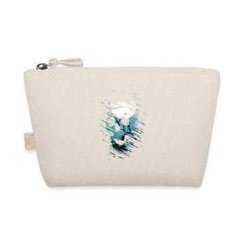 Human Skull Mansion Haunted Spooky Funny Horror - Organic Pouch - nature - Front